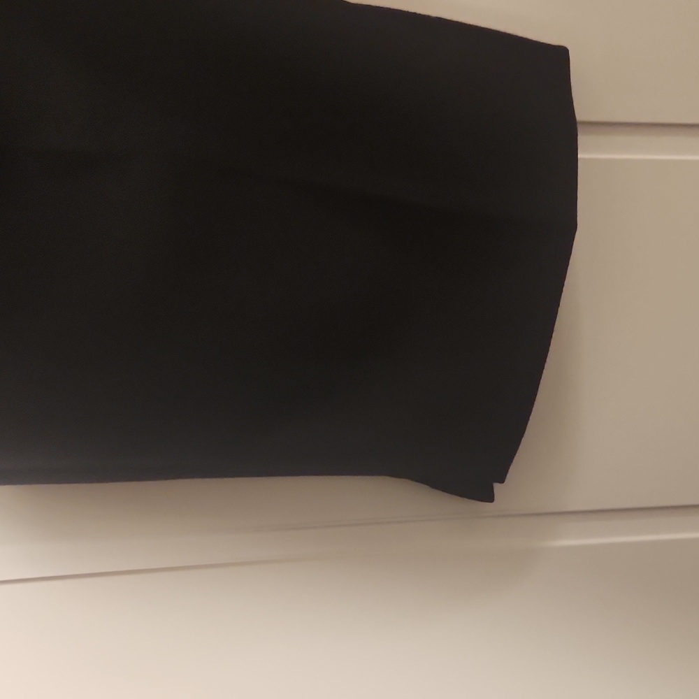 Banana Republic Timeless Staple black pull on flat front trouser pants.size 12 - Picture 7 of 11